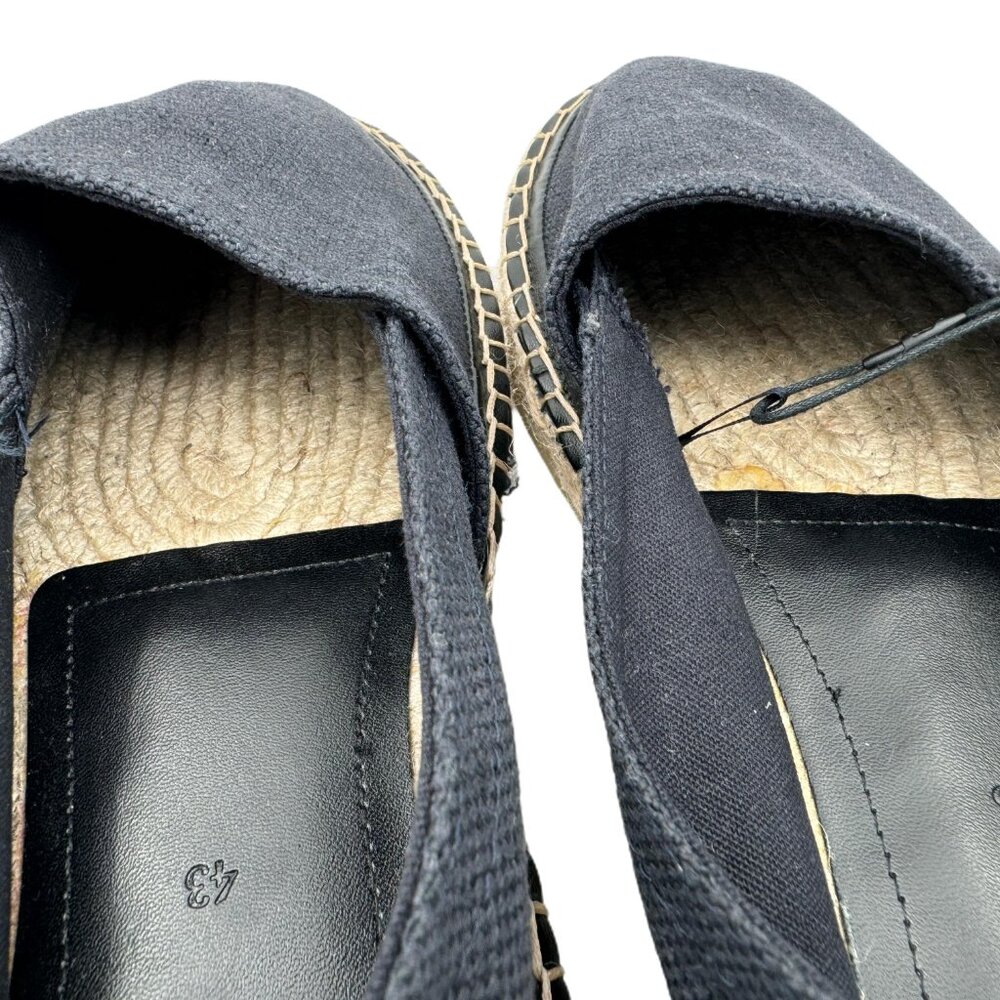 ZARA TEXTILE ESPADRILLES / WOMEN / NEW Navy Flats / EU 43 / US 10 - Picture 8 of 16